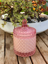 Load image into Gallery viewer, 9 oz Vintage Glass Quilted Candle