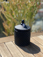 Load image into Gallery viewer, 9 oz Vintage Glass Quilted Candle