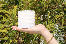 Load image into Gallery viewer, 9 oz Vintage Glass Quilted Candle