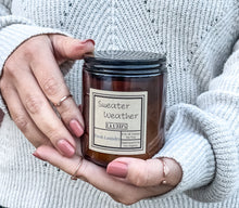 Load image into Gallery viewer, 8oz Custom Label Amber Candle