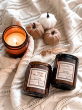 Load image into Gallery viewer, 8oz Custom Label Amber Candle