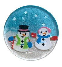 Load image into Gallery viewer, Resin Snowman Coaster Set
