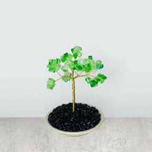 Load image into Gallery viewer, Green Striped Agate Feng Shui Tree