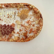 Load image into Gallery viewer, Autumn Gold Leaf Trinket Tray