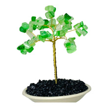 Load image into Gallery viewer, Green Striped Agate Feng Shui Tree