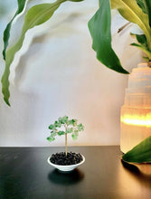 Load image into Gallery viewer, Green Striped Agate Feng Shui Tree