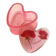 Load image into Gallery viewer, Pink Heart Trinket Box