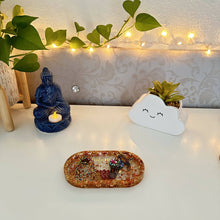 Load image into Gallery viewer, Autumn Gold Leaf Trinket Tray