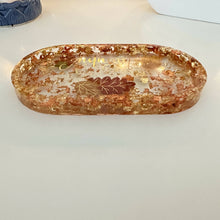 Load image into Gallery viewer, Autumn Gold Leaf Trinket Tray