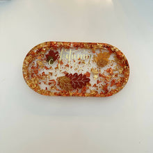 Load image into Gallery viewer, Autumn Gold Leaf Trinket Tray