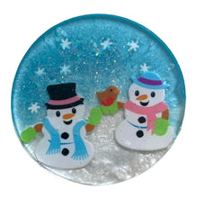 Load image into Gallery viewer, Resin Snowman Coaster Set