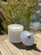 Load image into Gallery viewer, 9 oz Vintage Glass Quilted Candle
