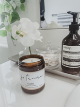 Load image into Gallery viewer, 8oz Custom Label Amber Candle
