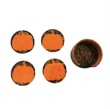 Load image into Gallery viewer, Resin Pumpkin Coaster Set
