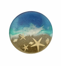 Load image into Gallery viewer, Resin Beach Coaster Set
