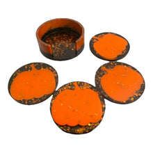 Load image into Gallery viewer, Resin Pumpkin Coaster Set
